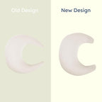 snuggle me Organic Nursing Pillow (New 2025 Design) | Bottle & Breastfeeding Pillow with Organic Cotton Cover & Fiberfill, Machine Washable Feeding Pillow, Newborn Essentials Must Haves (Natural) - v2