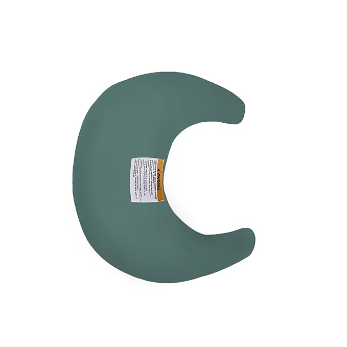 snuggle me Organic Nursing Pillow (New 2025 Design) | Bottle & Breastfeeding Pillow with Organic Cotton Cover & Fiberfill, Machine Washable Feeding Pillow, Newborn Essentials Must Haves (Moss) - v2