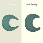 snuggle me Organic Nursing Pillow (New 2025 Design) | Bottle & Breastfeeding Pillow with Organic Cotton Cover & Fiberfill, Machine Washable Feeding Pillow, Newborn Essentials Must Haves (Moss) - v2