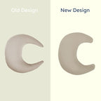 snuggle me Organic Nursing Pillow (New 2025 Design) | Bottle & Breastfeeding Pillow with Organic Cotton Cover & Fiberfill, Machine Washable Feeding Pillow, Newborn Essentials Must Haves (Birch) - v2