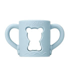 PandaEar 4 Pack Silicone Baby Bottle Handles Compatible with Dr Brown 8 oz/250 ml Narrow Baby Bottles, Baby Feeding Bottle Holder Grips