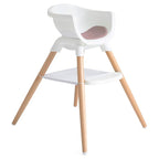 Joie Chai Multi-Mode Highchair - European Beech Wood, Convertible, 9+ Modes, Birth up to 60 lb. (Lola)