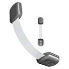 Baby Proofing Child Safety Locks (2 Pack) by Skyla Homes - The Safest, Quickest and Easiest 3M Adhesive Cabinet Latches, No Screws & Magnets, Multi-Purpose for Furniture, Kitchen, Ovens, Toilet Seats