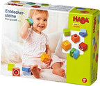 HABA Fun with Sounds Wooden Discovery Blocks for Toddlers with Acoustic Sounds, Toddler Toys for Preschool Learning Activities, (Made in Germany)