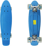 Skateboards Complete 22 Inch Mini Cruiser Retro Skateboard for Kids Boys Youths Beginners