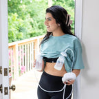 Motif Medical - Hands-Free Pumping Bra - Works with Luna, Duo, Twist, and More - Black