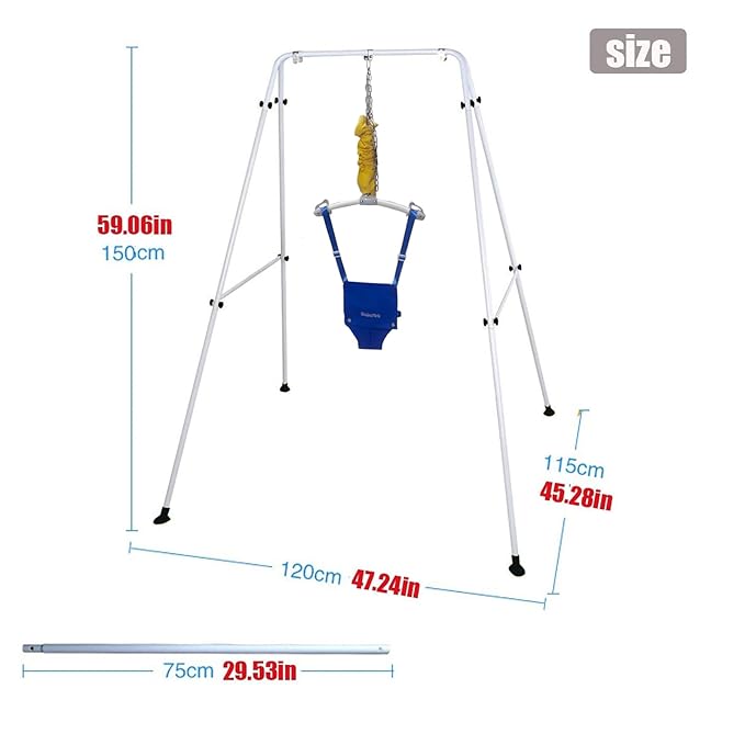 Baby Door Jumper and Bouncer with Stand for Active Babies That Love to Jump and Have Fun Toddler Infant
