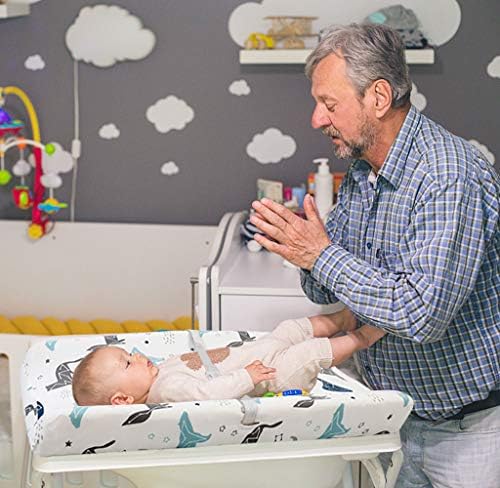 BROLEX Changing Pad Covers for Baby: Boy Girls Ultra Stretchy Soft 2 Pack Space Planet