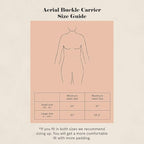 WildBird - Aerial Carrier - 7 to 45 lbs - for Moms, Dads & Caregivers - 100% Natural European Linen Fibers - Versatile & Adjustable - Large Size - Acadian Fabric