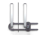 Baby Proofing Cabinet Locks | Adjustable U Shaped Baby Safety Latches for Drawers, Fridge, Closet |Modern Baby Proofing Cabinet Lock with Extra Secure Lock Buttons (Pack of 4)