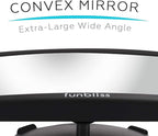 Baby Car Mirror Most Stable Backseat Mirror with Premium Matte Finish,Ultra High Definition PMMA Material, Secure and Shatterproof,Black