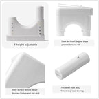 Adjustable Height Toilet Stool, Removable Toilet Step, Attachable Potty Stool, Portable Squat Stool, Bathroom Non-Slip Toilet Auxiliary Step Stool - Family Health Gift (1)