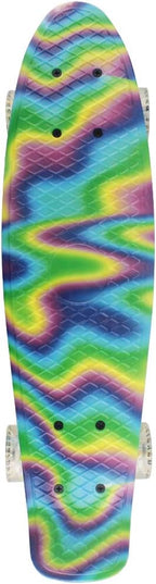 Skateboards Complete 22 Inch Mini Cruiser Retro Skateboard for Kids Boys Youths Beginners