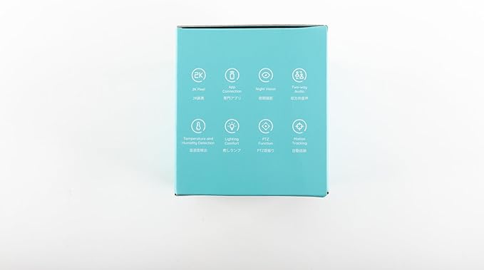 BOIFUN Additional Baby Camera Specifically Compatible with Baby 6T Video Baby Monitor, 360° Camera with Night Light, Auto Tracking, AI Motion & Sound Detection, Two-Way Audio, with Wall Mount Base