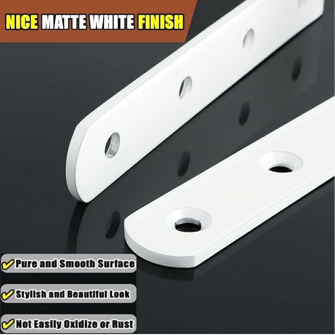 Anti Tip Furniture Anchors for Baby Pet Proofing,Furniture Wall Anchor Furniture Dresser Bookshelf Falling Prevention Device for Children (White)