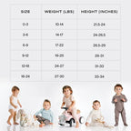 MON CHOU Organic Cotton Baby Pants - 100% Pima Cotton - Lightweight and Breathable Infant Pants for All Seasons