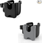 Accmor Stroller Cup Holder with Phone Holder, Bike Cup Holder, Universal Cup Holder for Uppababy Nuna Doona Strollers, 2-in-1 Cup Phone Holder for Stroller, Bike, Wheelchair, Walker, Scooter