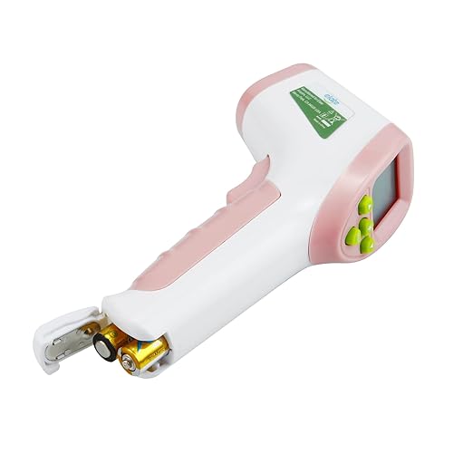 Elate Forehead Thermometer | Baby Thermometer for Adults, Kids, Infants | No-Touch Digital Infrared with Fever Alarm | Home Medical Grade for Nurse Accessories | Newborn Essentials