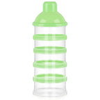 Accmor Formula Dispenser On The Go, 5 Compartments Stackable Formula Container for Travel, Baby Milk Powder Kids Snack Container, BPA Free