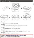 Bellababy Wipe Wamer for Vehicle and Home Use, Baby Wet Wipes Dispenser and Diaper Wipe Warmer with Night Light,Temperature Display,No Need Water and Sponge, ℉ and ℃ Convertible