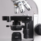 AmScope T360B-5M Digital Trinocular Compound Microscope, 40X-2000X Magnification, WF10x and WF20x Eyepieces, Brightfield, LED Illumination, Abbe Condenser, Double-Layer Mechanical Stage, Includes 5MP Camera with Reduction Lens and Software