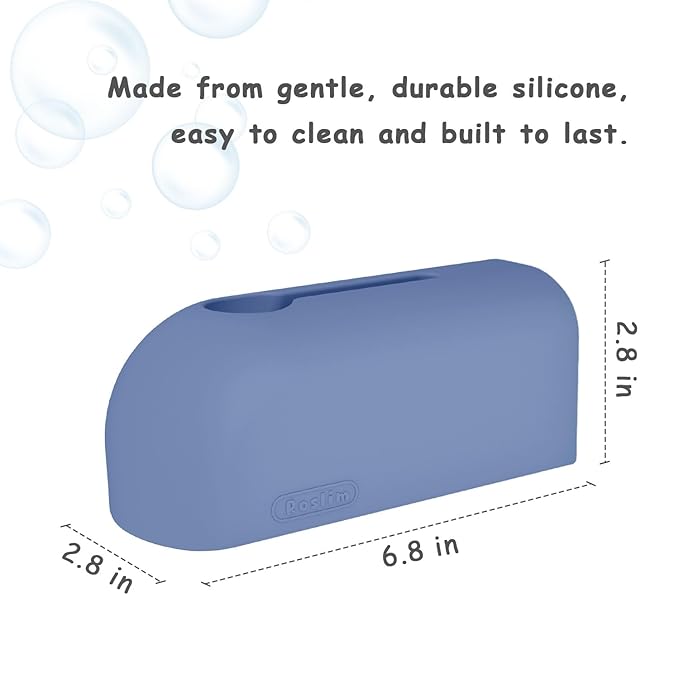 Faucet Cover Bathtub, Soft Silicone Tub Spout Cover, Faucet Protector for Kids, Bath Spout Guard for Baby, Toddler Tub Faucet Cover, Water Spout Cover for Child Safety, Universal Fit（Indigo）