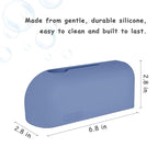 Faucet Cover Bathtub, Soft Silicone Tub Spout Cover, Faucet Protector for Kids, Bath Spout Guard for Baby, Toddler Tub Faucet Cover, Water Spout Cover for Child Safety, Universal Fit（Indigo）