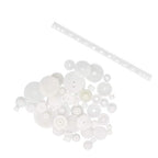 Fielect 78Pcs Plastic Gears Kit DC Motor Kit DIY Gear Assortment Accessories Set for Robot Various Axle Belt Bushings