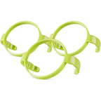 Botabee Baby Bottle Handle Grip for Comotomo 5 Ounce and 8 Ounce Silicone Bottles - Pack of 3 (Green)