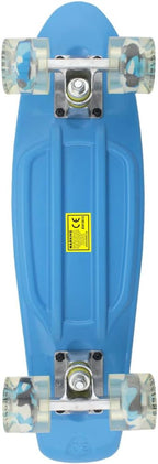 Skateboards Complete 22 Inch Mini Cruiser Retro Skateboard for Kids Boys Youths Beginners