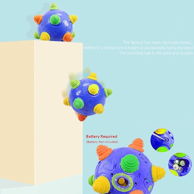 Toddler's Music Dancing Shake Ball - Move, Crawl, Bounce, Sensory Learning for Kids and Babies, Fun Gift for Both Boys and Girls