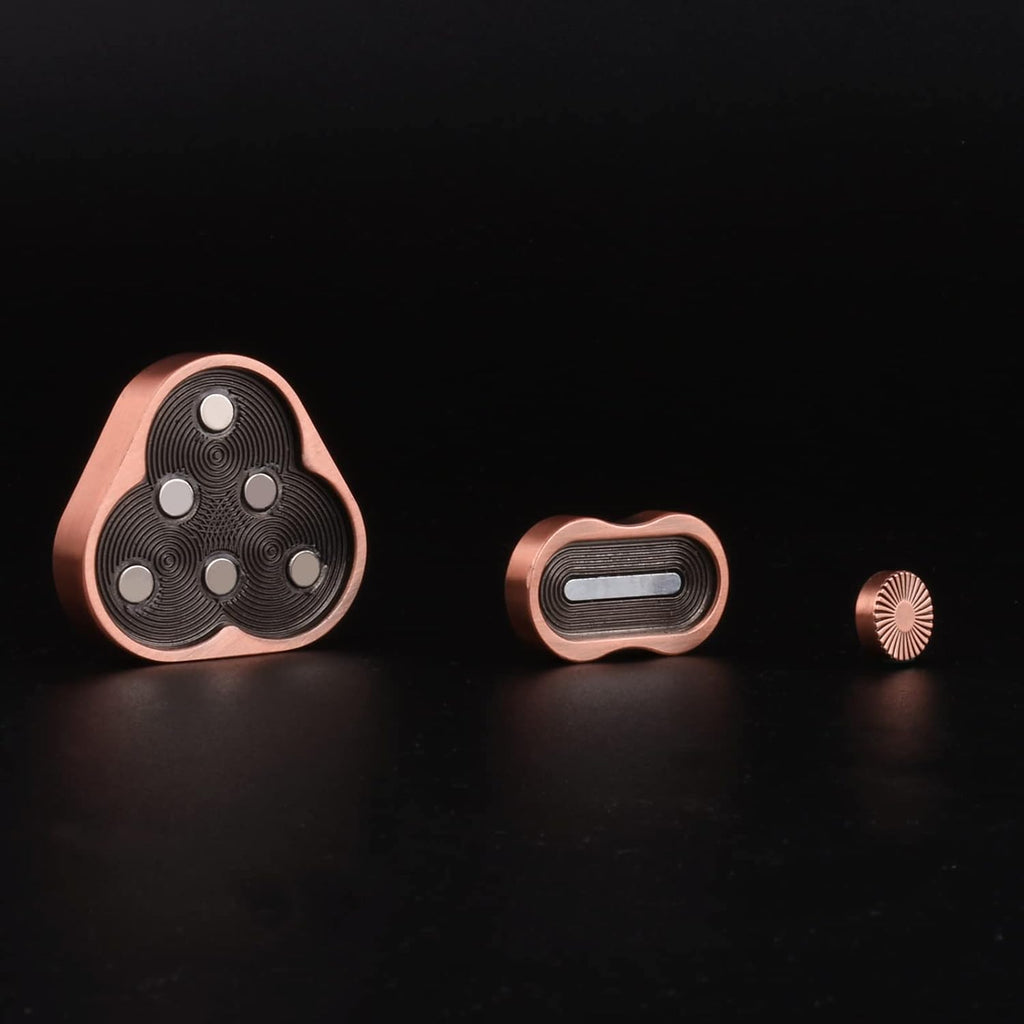 EDC Metal Fidget Slider Toys- Stress Relief EDC Fidget Slider Casual Metal Adult's Hand Toys Office Desk Toys Gifts Stress Toys for Adults(TR)