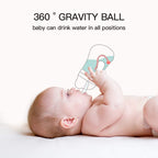 POTATO Toddler Cups Spill Proof Sippy Cup with Handles and Strap, Straw Cups for Babies, 240ML/8oz, Green