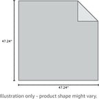 Ultra-Soft Baby Blanket - Lightweight & Breathable, Neutral Newborn Designs, Cloud Baby Crib, Infant, Toddler - 47"x47" Large