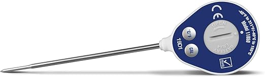 DeltaTrak 12214 Waterproof Dishwasher Thermometer Kit w/Auto-Cal