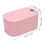 Baby Wipe Warmer, Portable USB Powered Baby Wet Wipes Dispenser Holder with Temperature Control, Paper Towel Heater for Home, Car, Travel (Roseate)