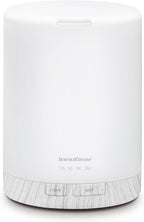 InnoGear 300ML Essential Oil Diffuser, Premium 5-in-1 Ultrasonic Aromatherapy Diffusers Scent Humidifier Aroma Diffuser Vaporizer Auto-Off Timer for Room Office Home, White, Medium