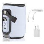 Bottle Warmer, Baby Milk Warmer with 5-Speed Temperature Control, Stable Constant Warming with LED Display, Requires Power Source, USB Powered with 18W Adapter, Suitable for Home and Travel