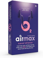 Airmax Nasal Dilators - Anti Snore Device - Small - 6-Month Relief - Cure for Snoring - Recommended by Physicians - Blue - One-Pack