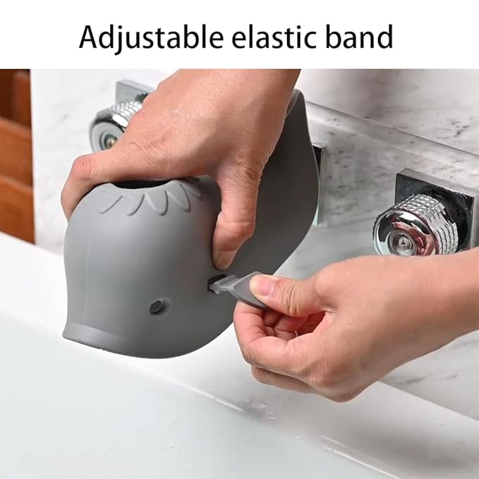 Faucet Cover Bathtub Baby Tub - Bath Spout Cover Baby Bathtub, Faucet Cover Baby Bathtub Silicone Whale for Kids, Toddler, Infant