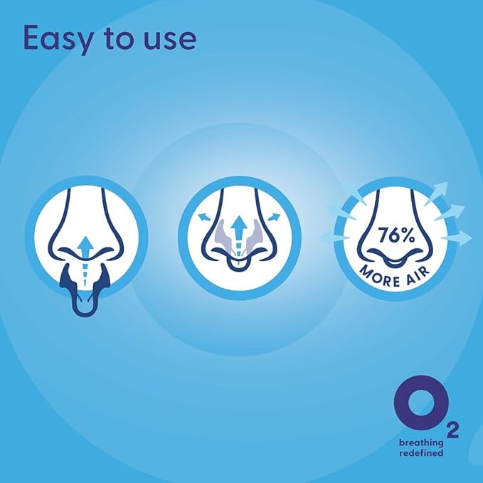 Airmax Unisex Sport Nasal Dilators Two-Pack - Easy, Safe, and Comfortable Breathing Aid - Improves Airflow - Transparent - Small