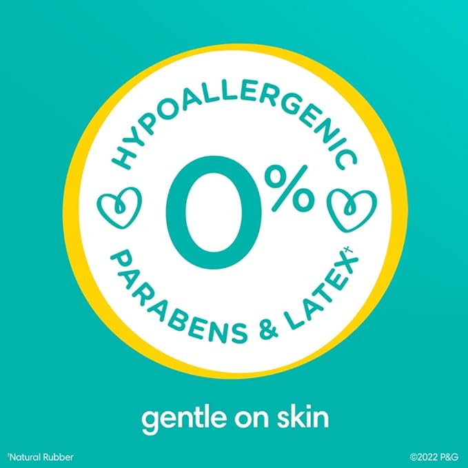 Pampers Baby Diapers and Wipes Starter Kit, Swaddlers Disposable Sizes 1 (198 Count) & 2 (186 Count) with Sensitive Water Based 12X Multi Pack Pop-Top Refill (1008 Count)