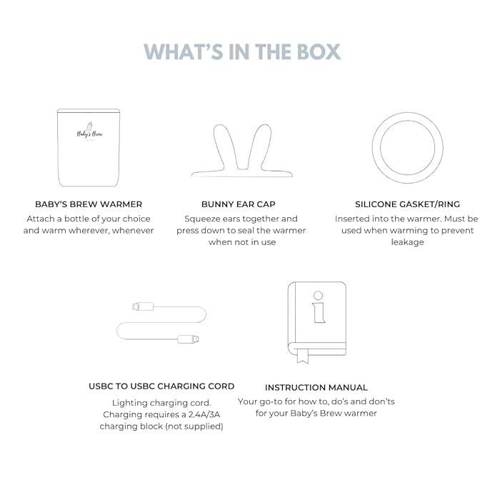 Baby’s Brew Superfast Baby Bottle Warmer – Portable, Travel-Friendly & Outdoor Warmer for On-The-Go Use – Warms Breast Milk, Formula & Water – BPA-Free | Only Warmer | Bottle Adapter Not Included