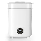 Fisca Baby Bottle Sterilizer and Dryer, 5-in-1 Large Capacity Bottle Sanitizer and Dryer, 2 Layers Compact Baby Bottle Electric Steam Sterilizer and Dryer for Baby Bottles, Pacifiers, Pump Parts