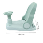 Baby Bath Seat - Infant Bathtub Seat for Sitting Up in The Tub, Baby Shower Chair with Backrest Support, Suction Cups for 6-18 Months (Green)