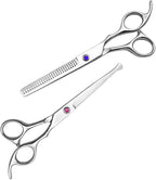 Kids Professional Hair Scissors Barber Shears 6.5-inch Hair Cutting Scissors Salon Thinning Scissors for Children, Women Men Kids,Salon, Home