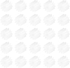 MECCANIXITY 30 Pcs Plastic Gears 12 Teeth Plastic Motor Gear Model 122A Reduction Gear for RC Car Model DIY Robot (White, Module 0.5)