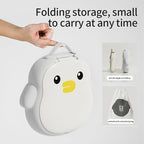 CoocooBaby Portable potty seat for toddler travel, Portable toilet for kids with Potty Liners, Travel Bag, Foldable Car Potty for Toddler (Penguin)