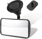 Suction Cup Baby Mirror For Car,360° Adjustable Car Seat Mirror Rear Facing Infant, See All Passengers in the Backseat, Rear View Mirror Accessories