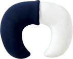 Nursing Pillow, Plus Size Breastfeeding Pillow Original Support for Baby Boys Girls Breastfeeding Essentials, with Removable Soft Cotton Cover (Dark Blue, Large (25.59 * 20.08 * 6.30 Inches))